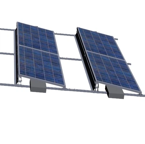 200KW  Ballast Solar Panel Mounting 2